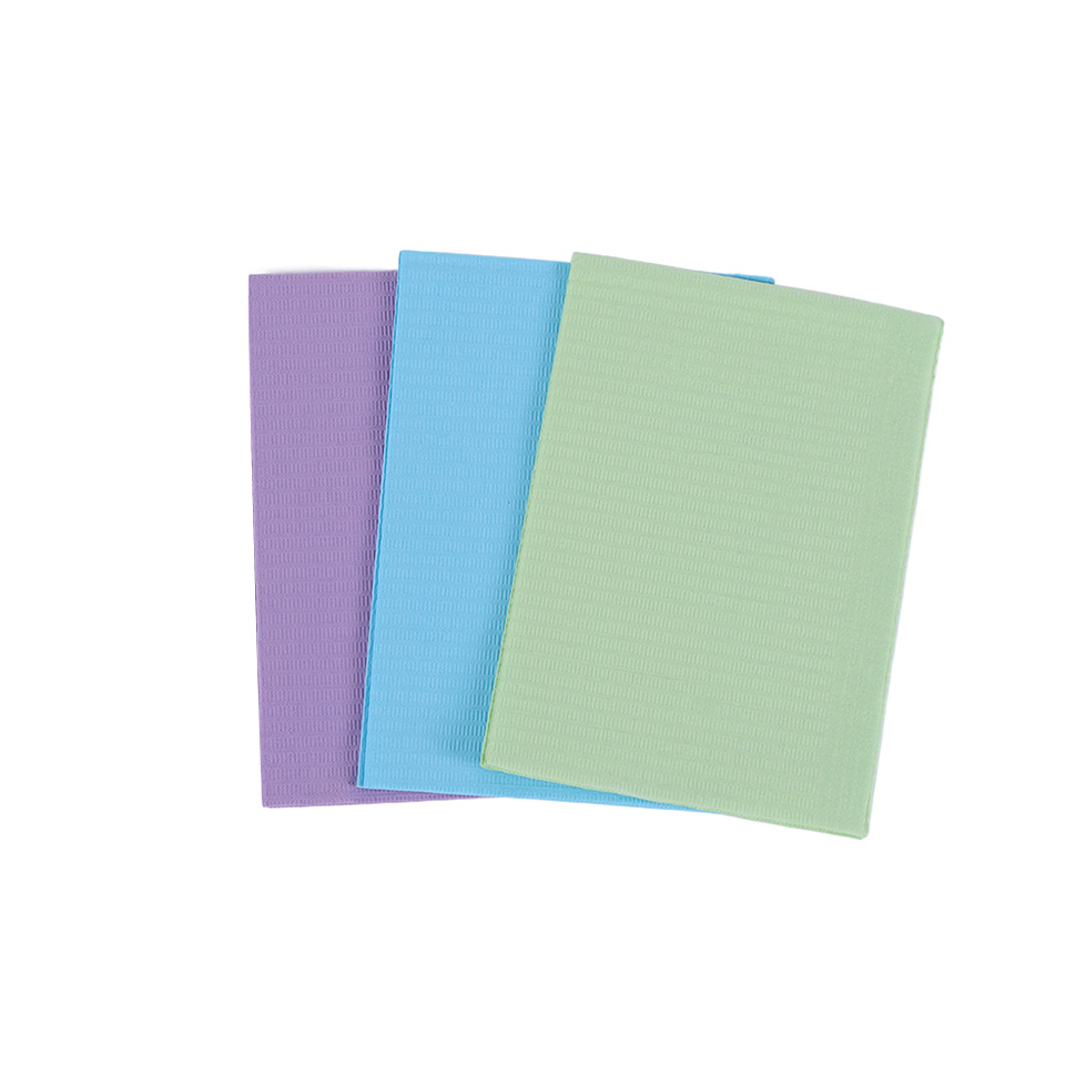 125PCS/PACK 3PLY Disposable  Dental Bibs for Dental Clinics